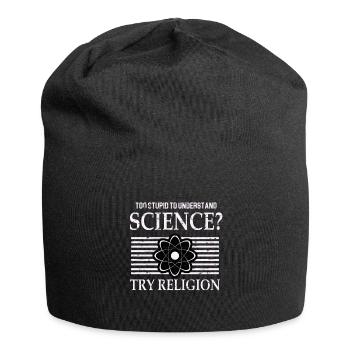 Science Physics Chemistry Biology Math - Jersey Beanie - black - Front