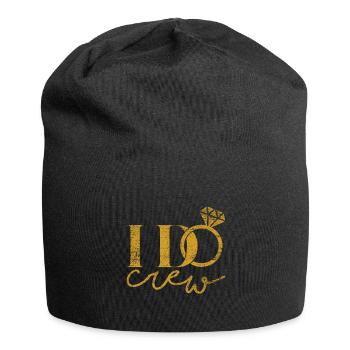 Wedding marriage proposal - Jersey Beanie - black - Front
