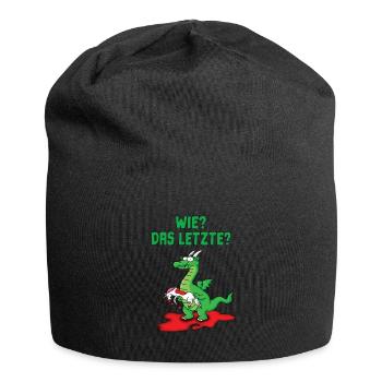 Wie? Das LETZTE? Einhorn Drachen - Jersey Beanie - black - Front