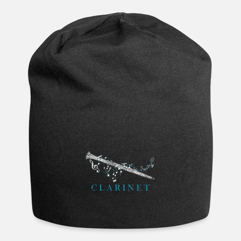 Clarinet musical instrument - Jersey Beanie - black