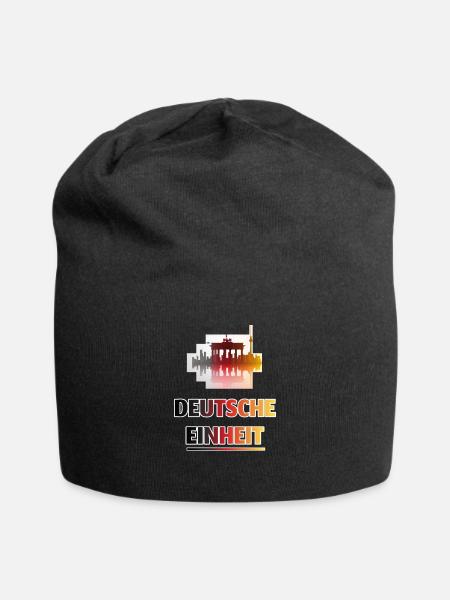 Tag der deutschen Einheit | Berlin Deutschland - Jersey-Beanie - Schwarz