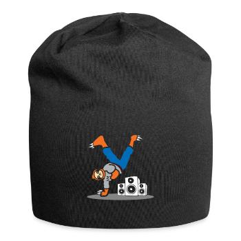 Faultier Urban Street Break Dance Kostüm Musik - Jersey-Beanie - Schwarz - Vorne