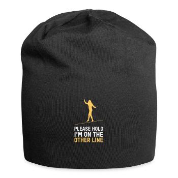 Please Hold'em On The Line Hobby Leisure Park - Jersey Beanie - black - Front