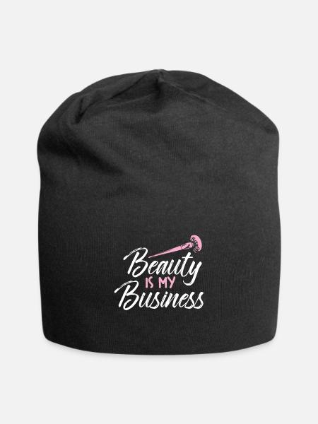 Beauty is my profession Make-up beautician - Jersey Beanie - black