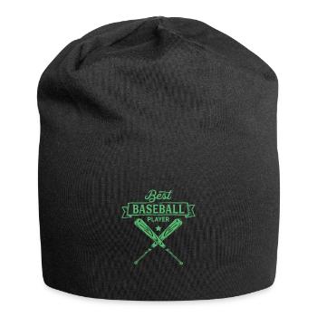 Baseball Baseball Baseball Baseball - Jersey-Beanie - Schwarz - Vorne