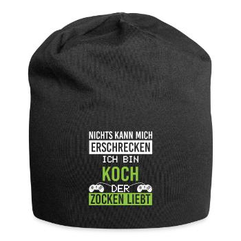 Koch Zocken - Jersey-Beanie - Schwarz - Vorne