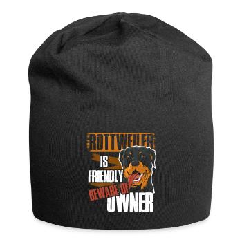 Rottweiler Besitzer - Jersey-Beanie - Schwarz - Vorne