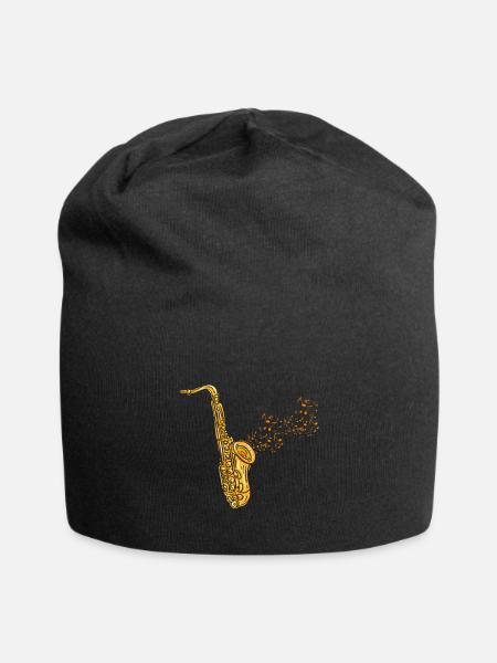 Instrument de saxophone - Bonnet en jersey - noir