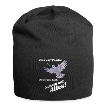 Fun Shirt - Jersey-Beanie - Schwarz - Vorne