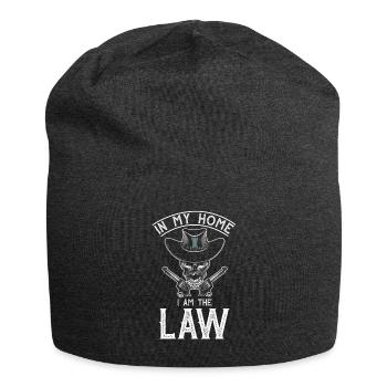 Cowboy Wilder Westen - Jersey-Beanie - Anthrazit - Vorne