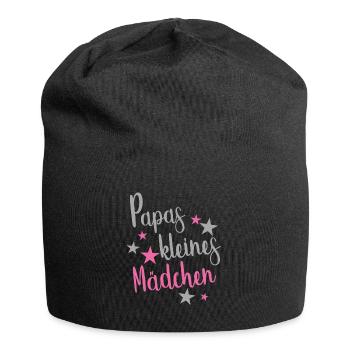 Papas Kleines Mädchen - Bonnet en jersey - noir - Devant