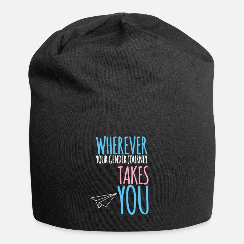 Transgender Transsexual Transpride Gift - Jersey Beanie - black