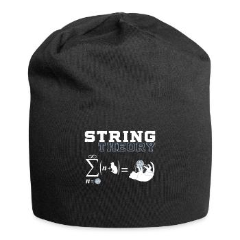 Funny Cat product | Yarn | String Theory - Jersey Beanie - black - Front