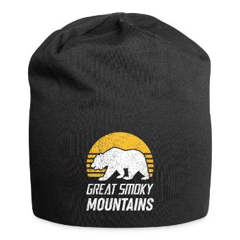 Ours du Tennessee, parc national des Great Smoky Mountains - Bonnet en jersey - noir - Devant
