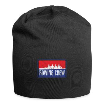 Logo de l'équipage d'aviron - Bonnet en jersey - noir - Devant