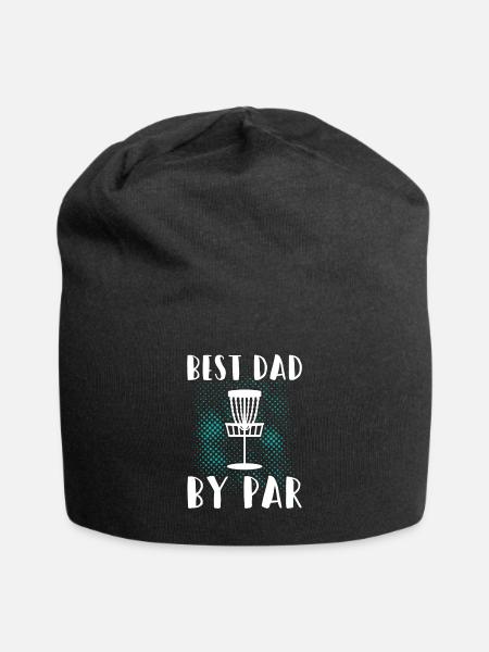 Discgolf Best Dad By Par Disc Golf Vater - Jersey-Beanie - Schwarz