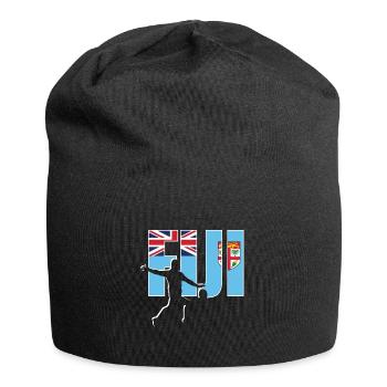 Kit de ventilateurs Fiji Rugby 2019 pour les supporters fidjiens, - Bonnet en jersey - noir - Devant
