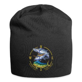Mahi Mahi Tuna Kingfish Nautical Fishing - Jersey-Beanie - Schwarz - Vorne