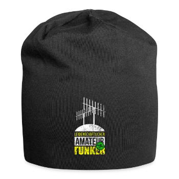 Antenne Funker Amateurfunker Geschenk - Jersey-Beanie - Schwarz - Vorne