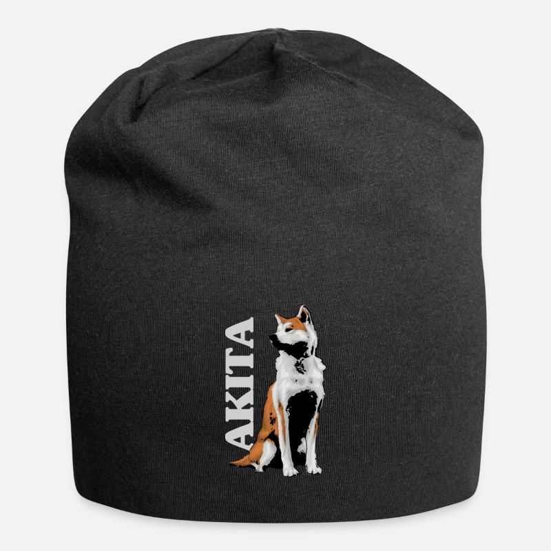 Akita - Jersey-Beanie - Schwarz