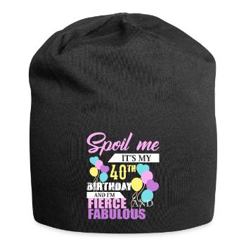 40ème anniversaire - Bonnet en jersey - noir - Devant