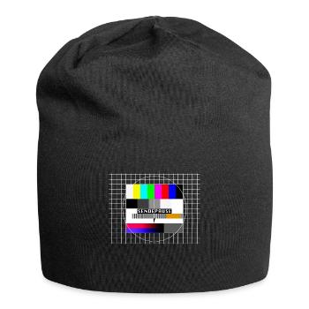 Test image broadcast break 80s 90s party costume - Jersey Beanie - black - Front