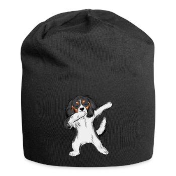 Dabbing Cavalier King Charles Spaniel Boys - Bonnet en jersey - noir - Devant