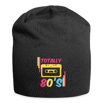 Totalement 80 - Bonnet en jersey - noir - Devant