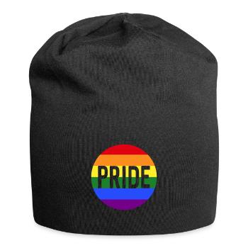Fierté gaie gay lesbienne lgbt chemise - Bonnet en jersey - noir - Devant