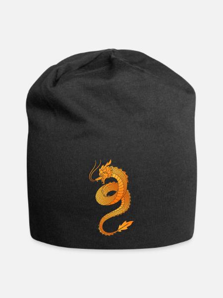 dragon - Bonnet en jersey - noir