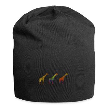 Savane girafe - Bonnet en jersey - noir - Devant