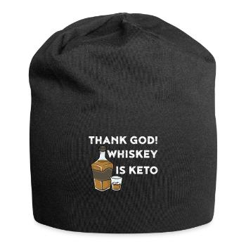 Keto Diet Funny Whiskey est un cadeau Keto - Bonnet en jersey - noir - Devant