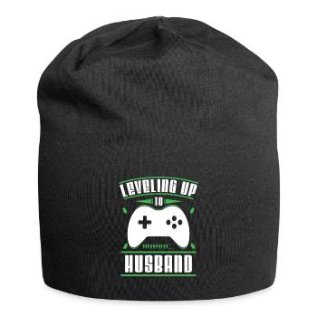 Passage au niveau du mariage de mari Mariage Mariage Amour - Bonnet en jersey - noir - Devant