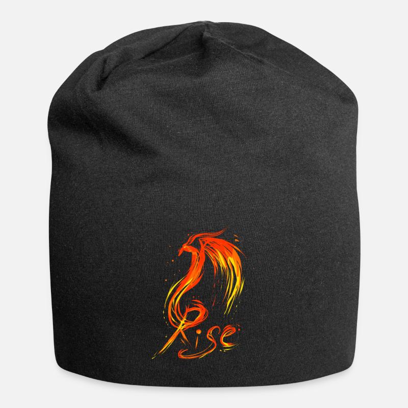 Aufstieg - Jersey-Beanie - Schwarz