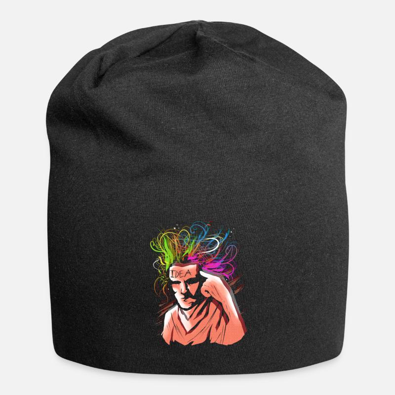 Idées et réflexions - Bonnet en jersey - noir