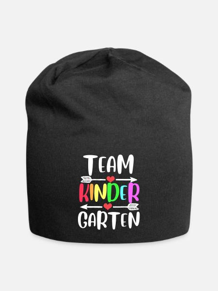 Kindergarten Team - Jersey-Beanie - Schwarz