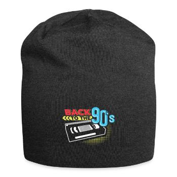 Back To The 90s Back to the 90s Party Pop Hip - Jersey Beanie - charcoal grey - Front