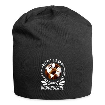 Klimawandel - Jersey-Beanie - Schwarz - Vorne