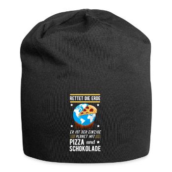Klimawandel - Jersey-Beanie - Schwarz - Vorne