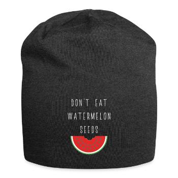 Cadeau de pastèque de grossesse - Bonnet en jersey - charbon - Devant