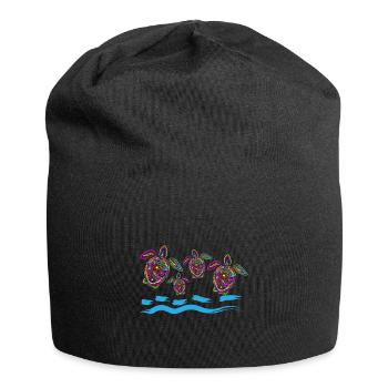 Tortues tortues - Bonnet en jersey - noir - Devant