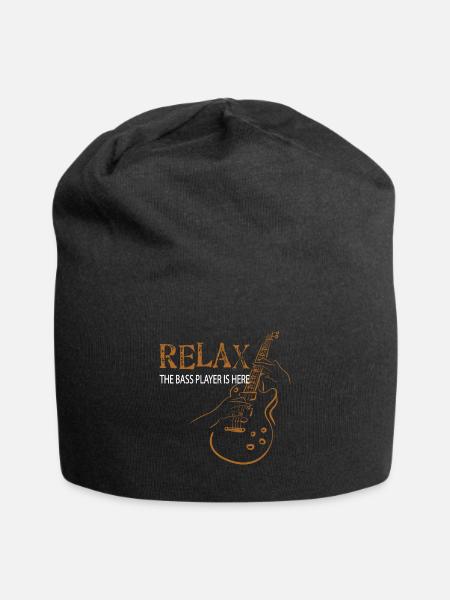 Bass player - Jersey Beanie - black