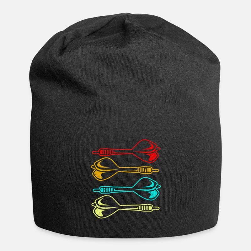 Dart - Jersey-Beanie - Schwarz