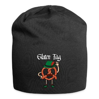 Gluten Tag - Jersey-Beanie - Schwarz - Vorne