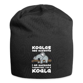Koala bear - Jersey Beanie - black - Front