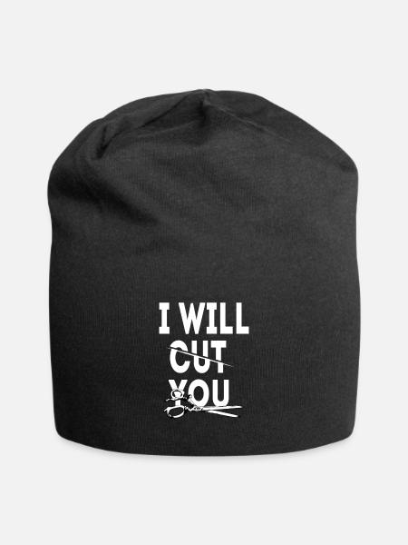 Hairdresser Hairdresser Hairdresser Hairdressing Hairdressing - Jersey Beanie - black