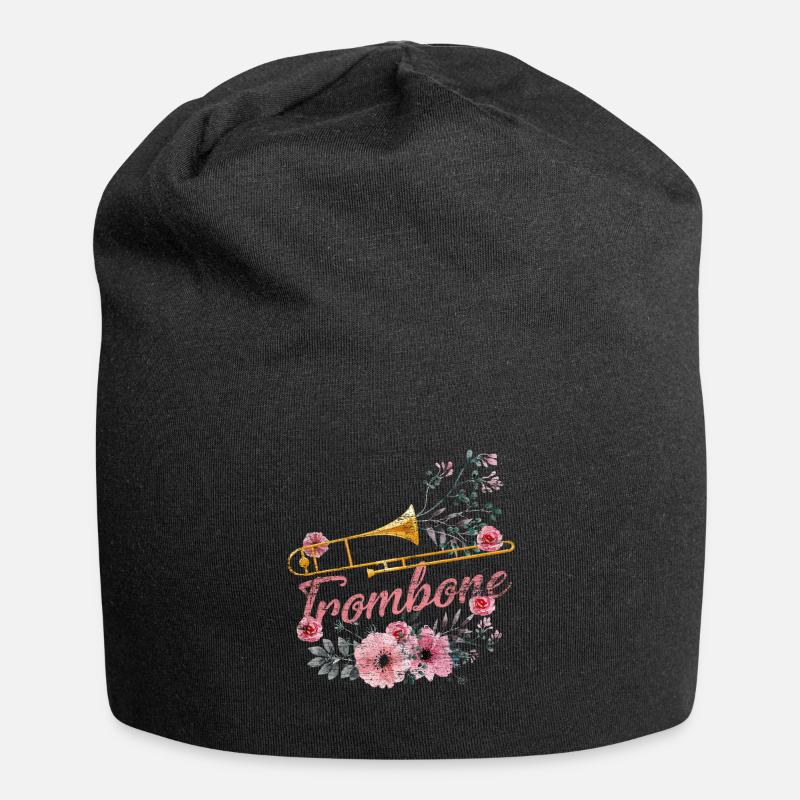 trombone - Bonnet en jersey - noir