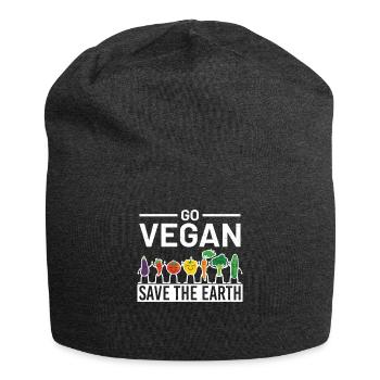 Vegetarian - Jersey Beanie - charcoal grey - Front