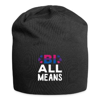 lgBT - Jersey-Beanie - Schwarz - Vorne