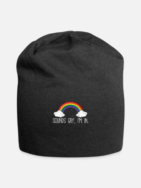 lgBT - Bonnet en jersey - noir